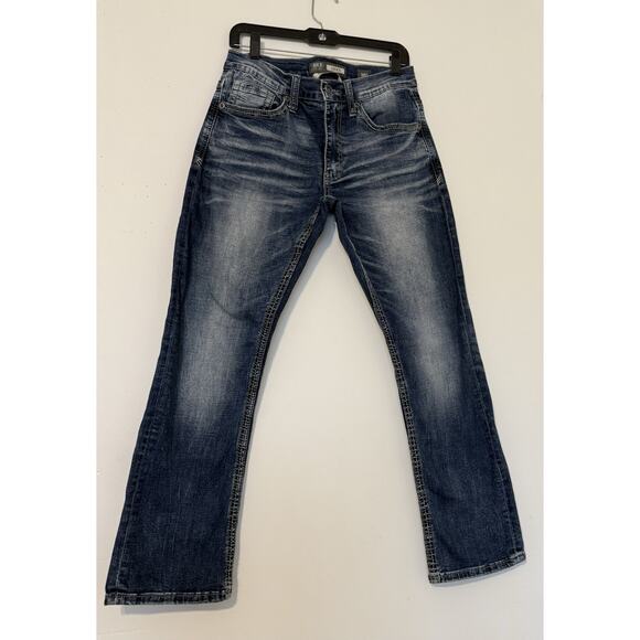 BKE Jake Straight Leg Jeans Men’s Size 30S Blue Medium Wash Classic Denim - Picture 1 of 10